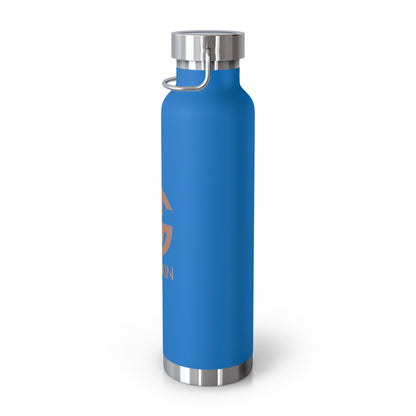 GODSKIN Logo Copper Vacuum Insulated Bottle, 22oz