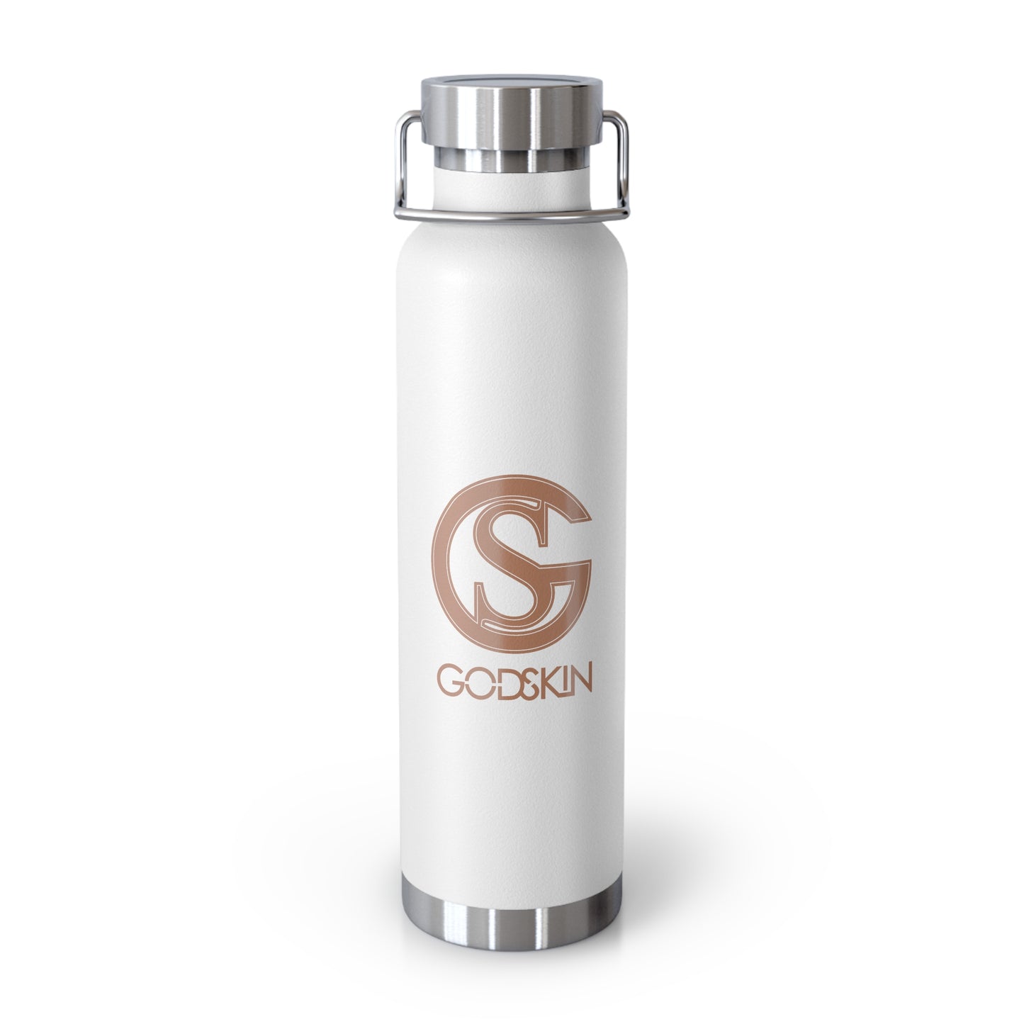 GODSKIN Logo Copper Vacuum Insulated Bottle, 22oz