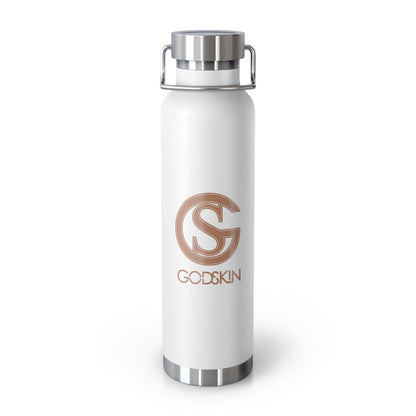 GODSKIN Logo Copper Vacuum Insulated Bottle, 22oz