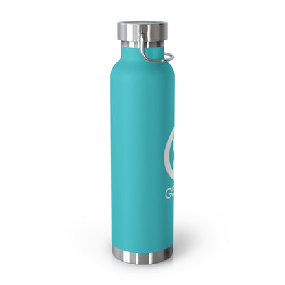 GODSKIN Logo Copper Vacuum Insulated Bottle, 22oz