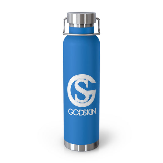 GODSKIN Logo Copper Vacuum Insulated Bottle, 22oz