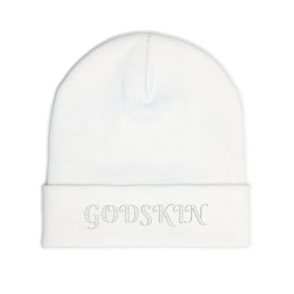 Godskin Embroidered Knit Beanie