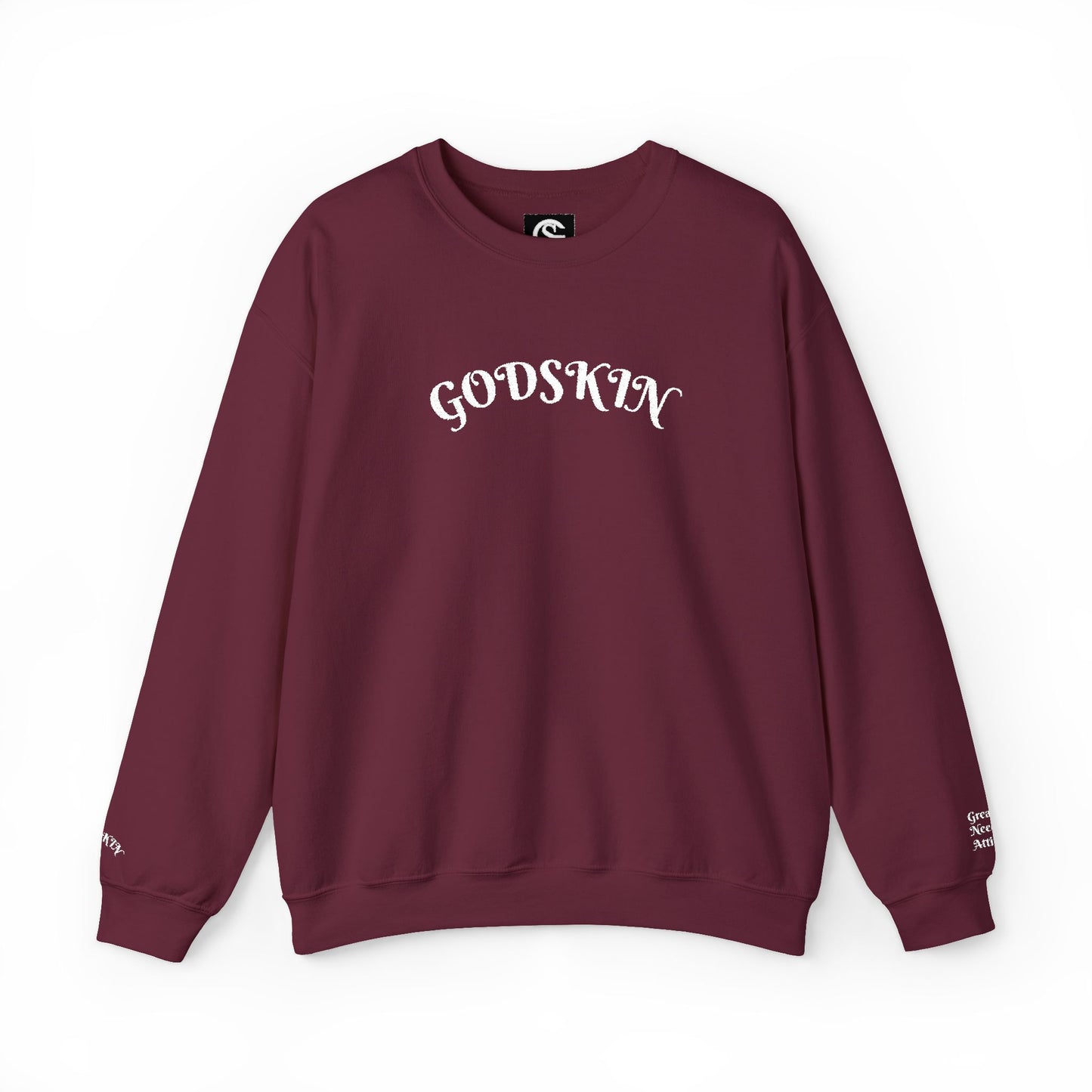 Godskin Embroidered Heavy Blend™ Crewneck Sweatshirt