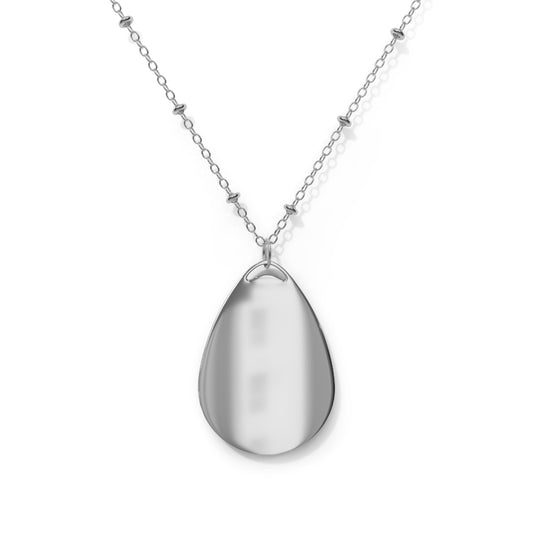 GODSKIN White Logo Oval Necklace
