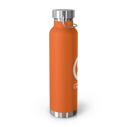 GODSKIN Logo Copper Vacuum Insulated Bottle, 22oz