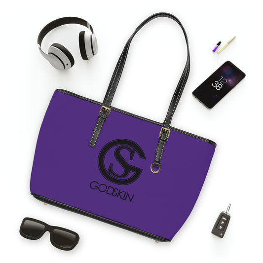 GODSKIN Purple Leather Shoulder Bag