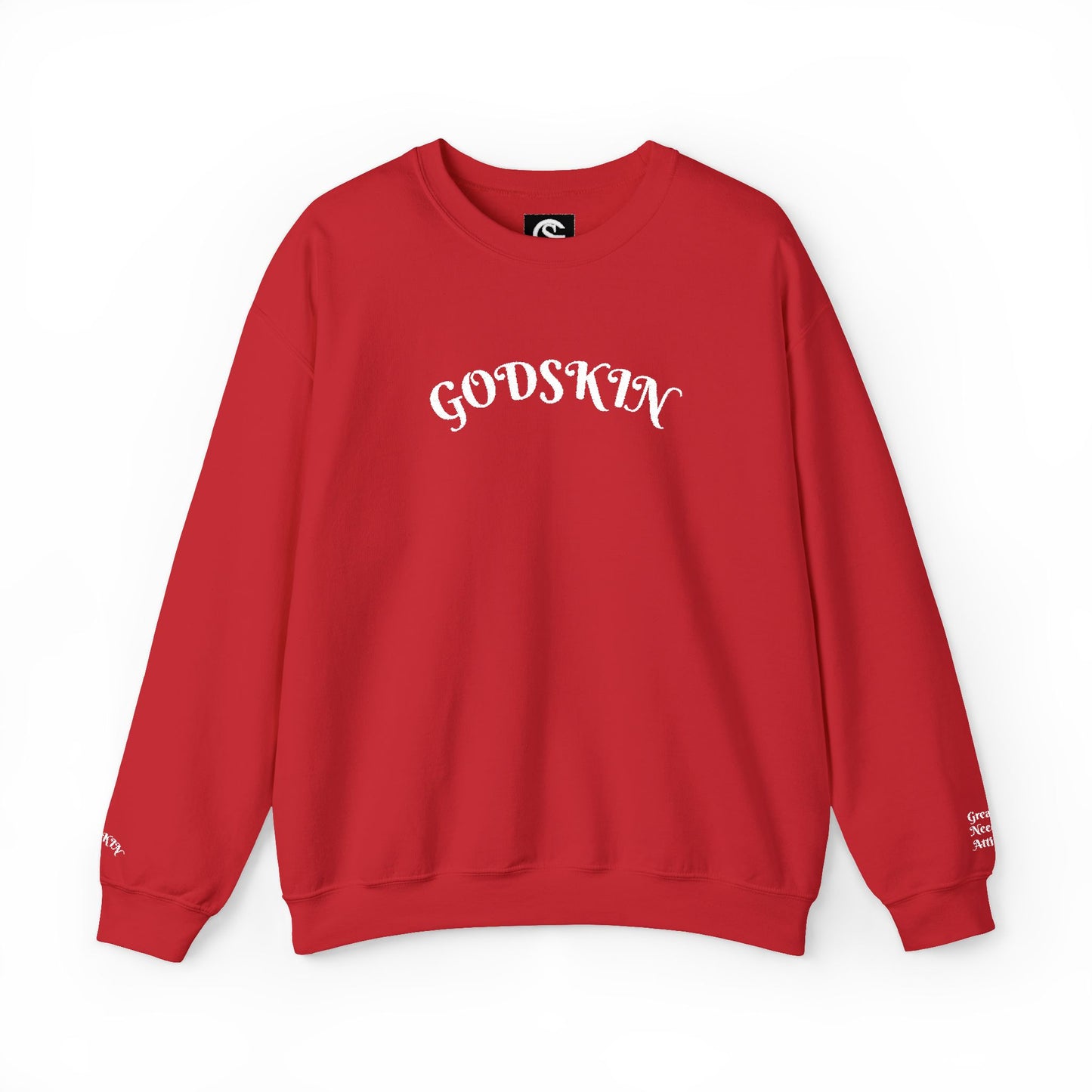 Godskin Embroidered Heavy Blend™ Crewneck Sweatshirt