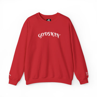 Godskin Embroidered Heavy Blend™ Crewneck Sweatshirt