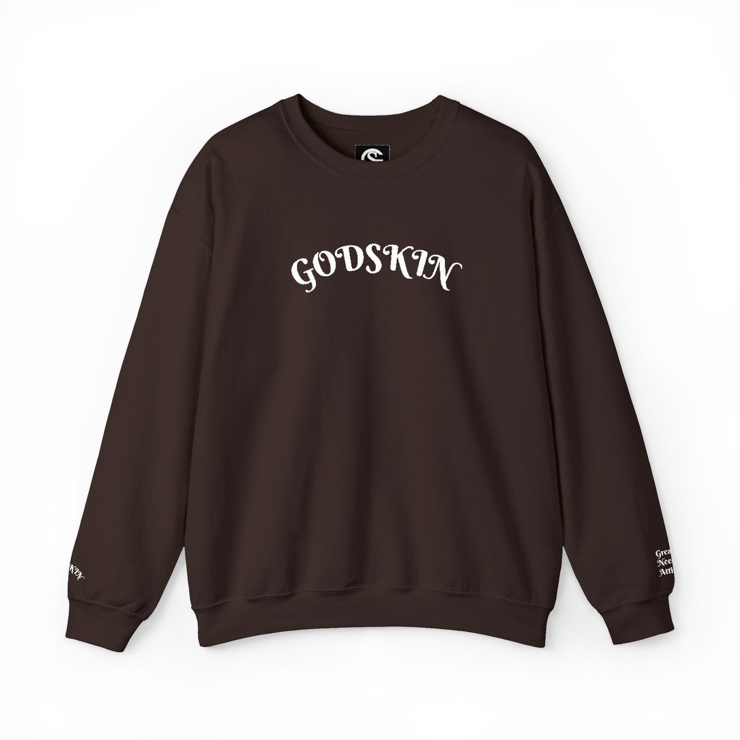 Godskin Embroidered Heavy Blend™ Crewneck Sweatshirt