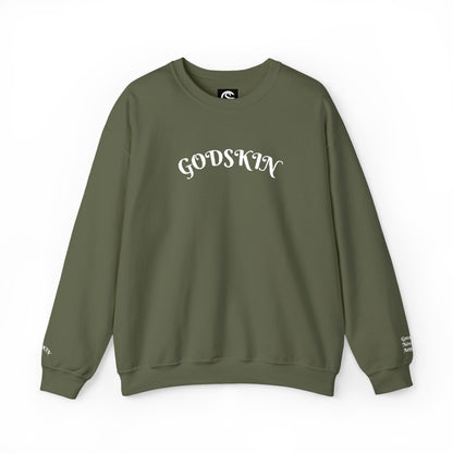 Godskin Embroidered Heavy Blend™ Crewneck Sweatshirt