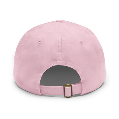GODSKIN Dad Hat with Leather Patch (Round)