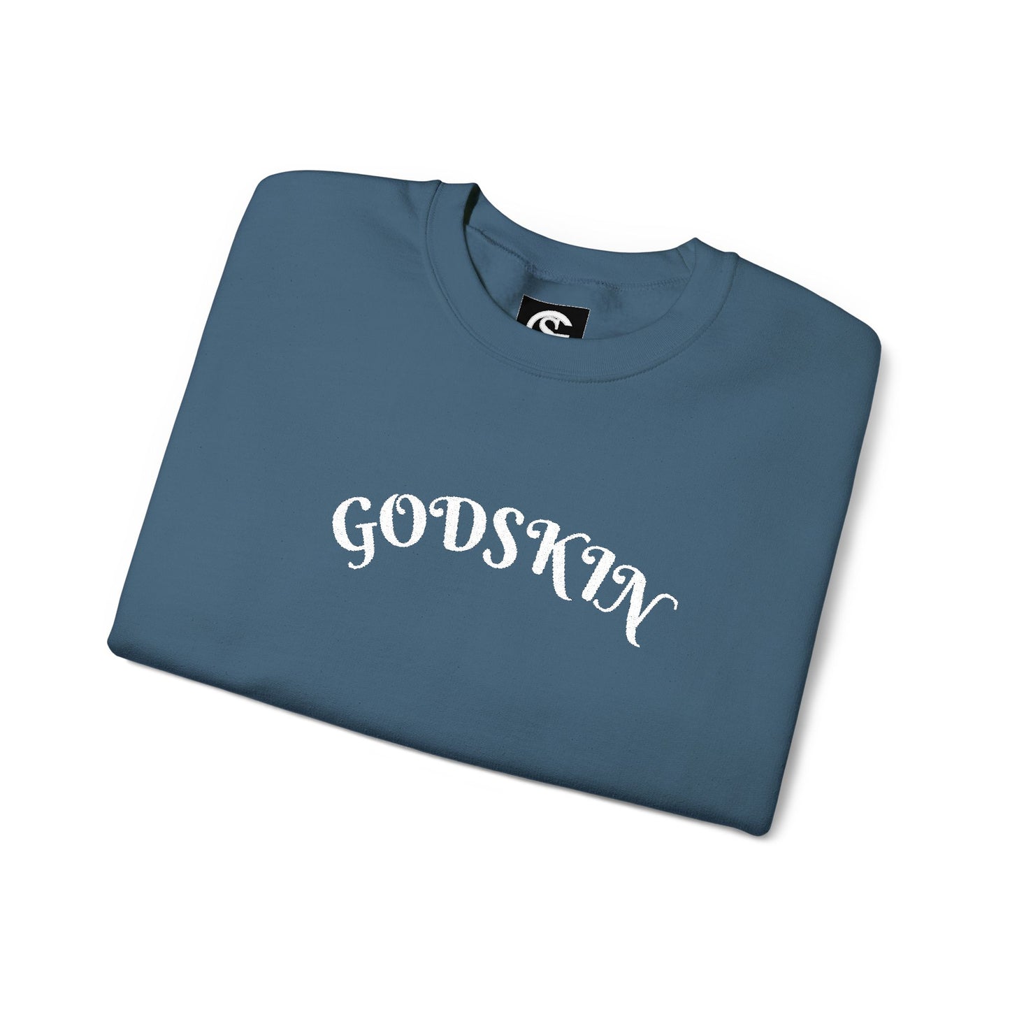 Godskin Embroidered Heavy Blend™ Crewneck Sweatshirt