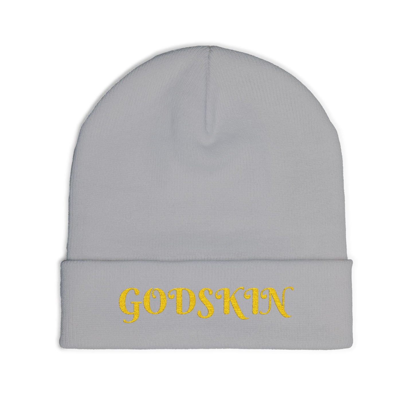 Godskin Embroidered Knit Beanie