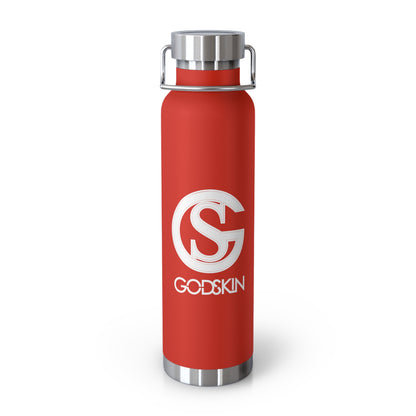 GODSKIN Logo Copper Vacuum Insulated Bottle, 22oz