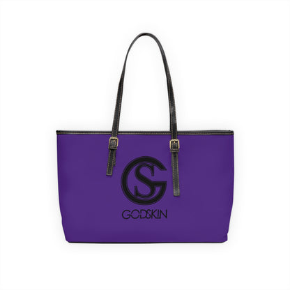GODSKIN Purple Leather Shoulder Bag