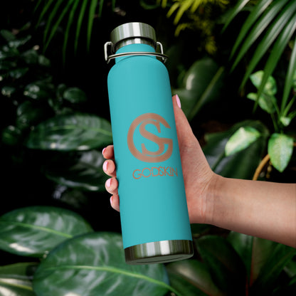 GODSKIN Logo Copper Vacuum Insulated Bottle, 22oz