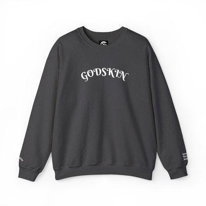 Godskin Embroidered Heavy Blend™ Crewneck Sweatshirt