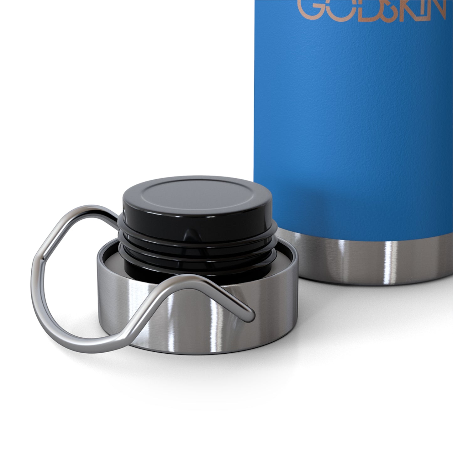 GODSKIN Logo Copper Vacuum Insulated Bottle, 22oz