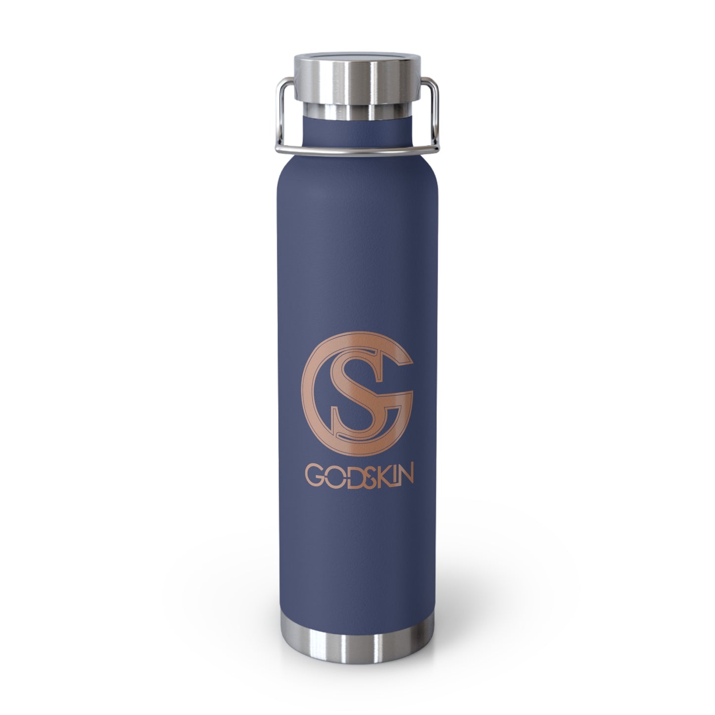 GODSKIN Logo Copper Vacuum Insulated Bottle, 22oz