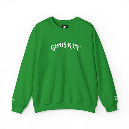 Godskin Embroidered Heavy Blend™ Crewneck Sweatshirt