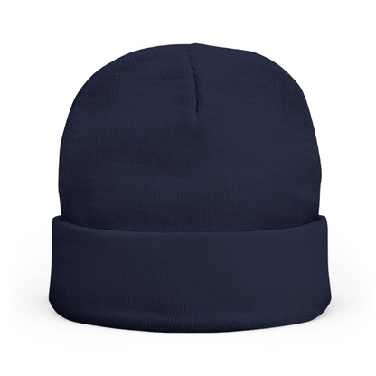 Godskin "Thistory" White Embroidered Knit Beanie