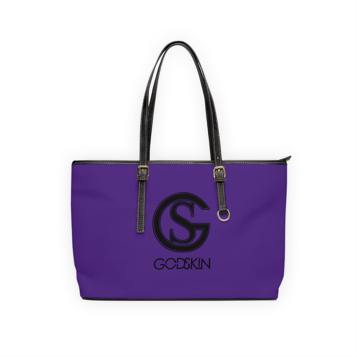 GODSKIN Purple Leather Shoulder Bag