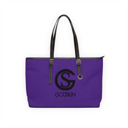 GODSKIN Purple Leather Shoulder Bag