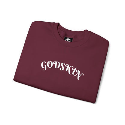 Godskin Embroidered Heavy Blend™ Crewneck Sweatshirt