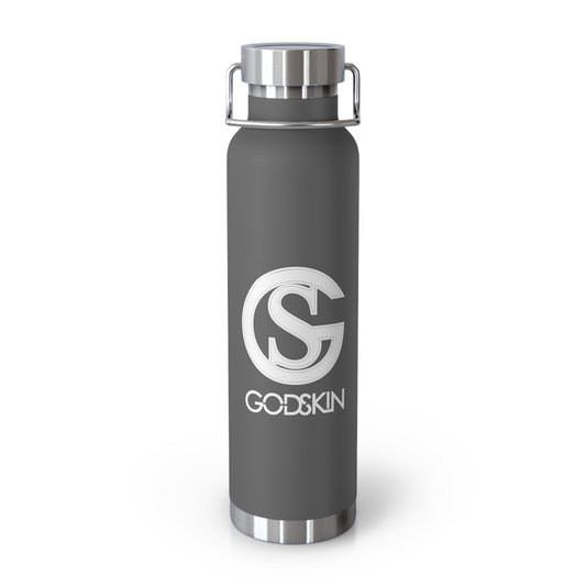 GODSKIN Logo Copper Vacuum Insulated Bottle, 22oz