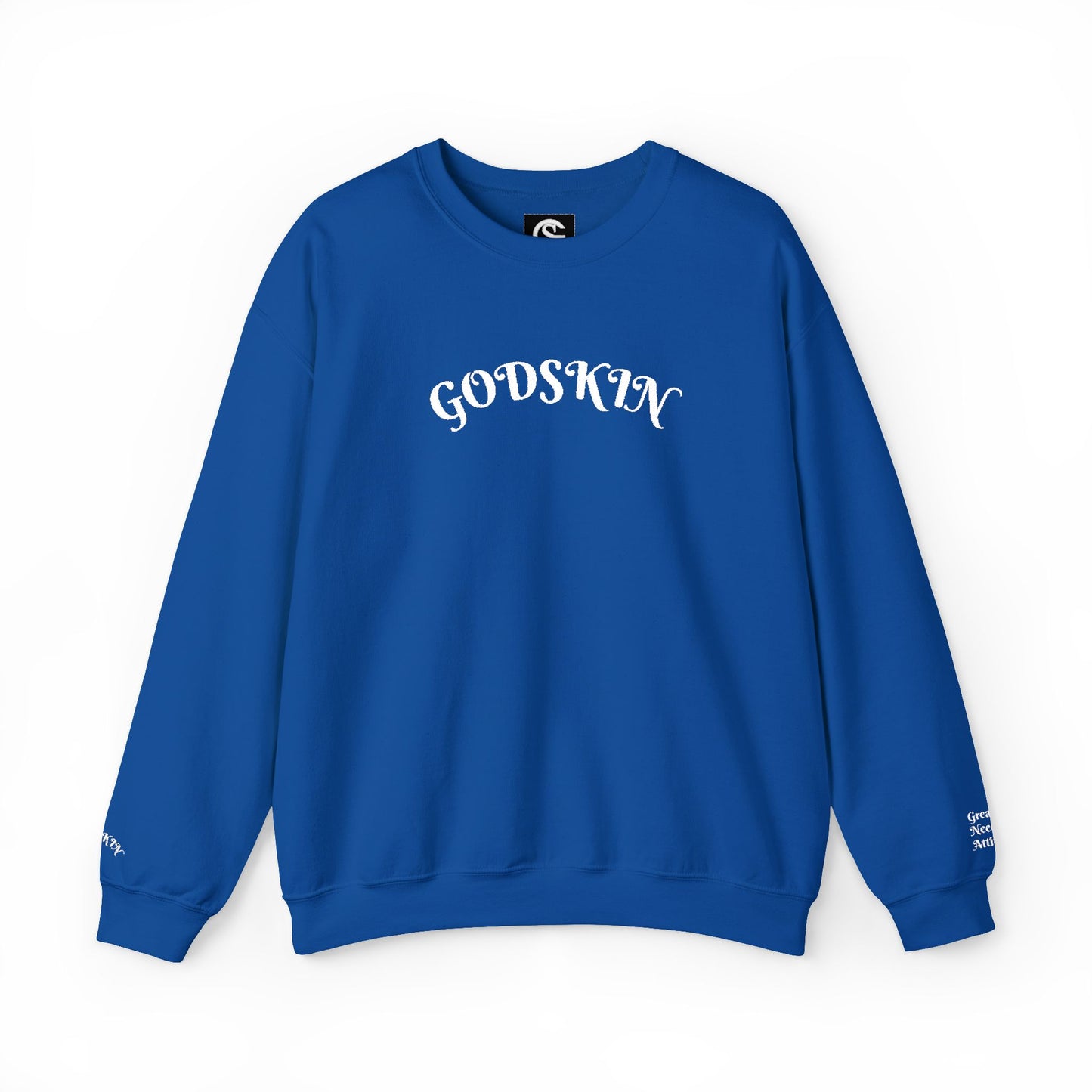 Godskin Embroidered Heavy Blend™ Crewneck Sweatshirt