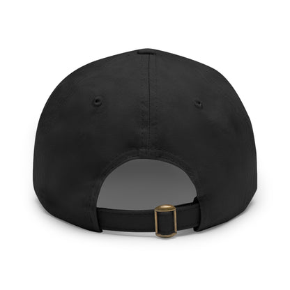 GODSKIN Dad Hat with Leather Patch (Round)