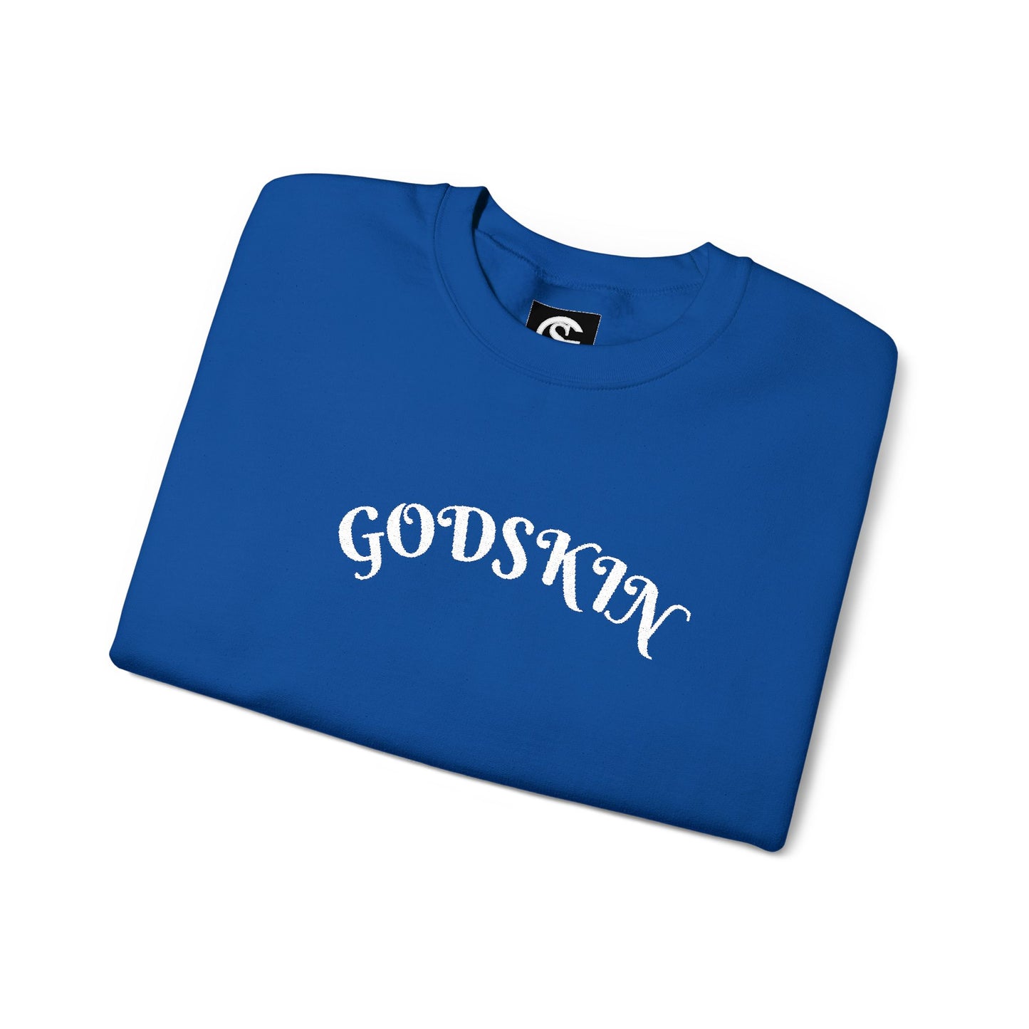 Godskin Embroidered Heavy Blend™ Crewneck Sweatshirt