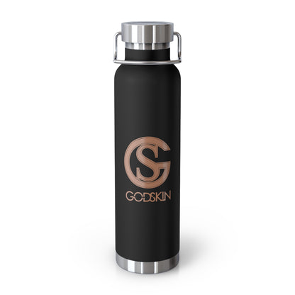 GODSKIN Logo Copper Vacuum Insulated Bottle, 22oz