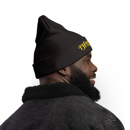 Godskin "Thistory" Embroidered Knit Beanie