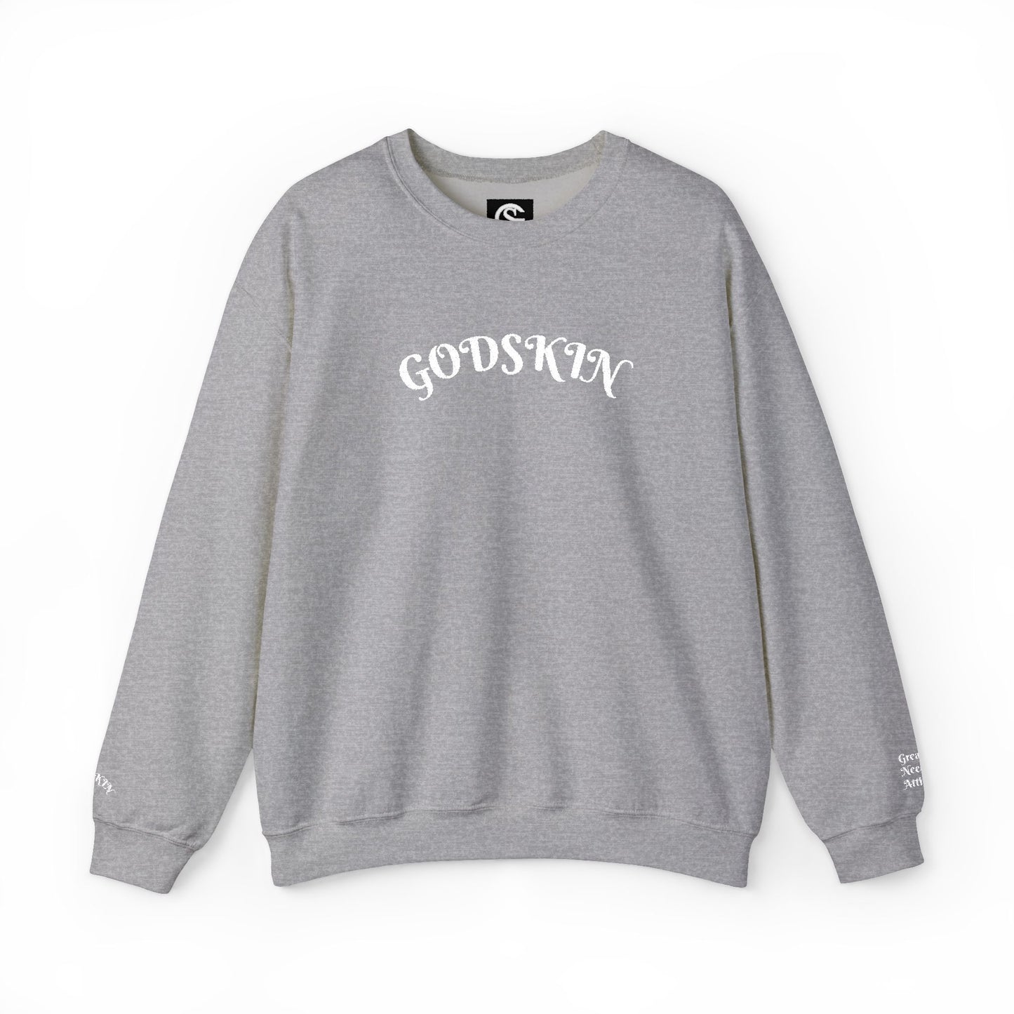 Godskin Embroidered Heavy Blend™ Crewneck Sweatshirt