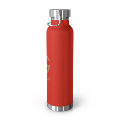 GODSKIN Logo Copper Vacuum Insulated Bottle, 22oz