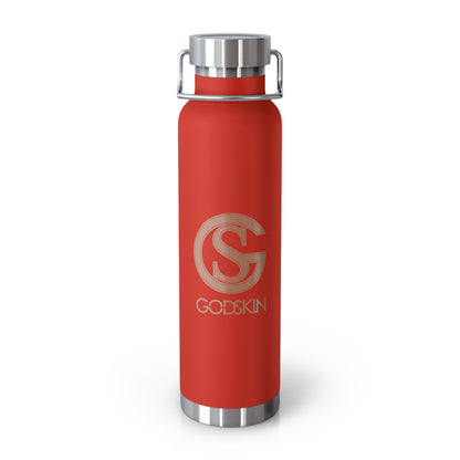 GODSKIN Logo Copper Vacuum Insulated Bottle, 22oz