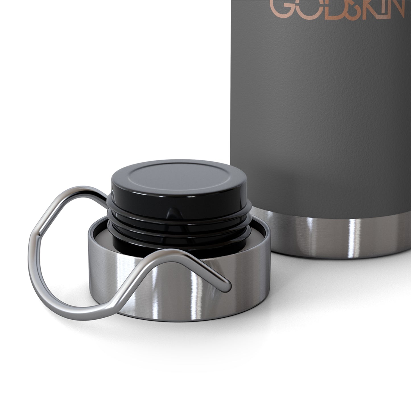 GODSKIN Logo Copper Vacuum Insulated Bottle, 22oz