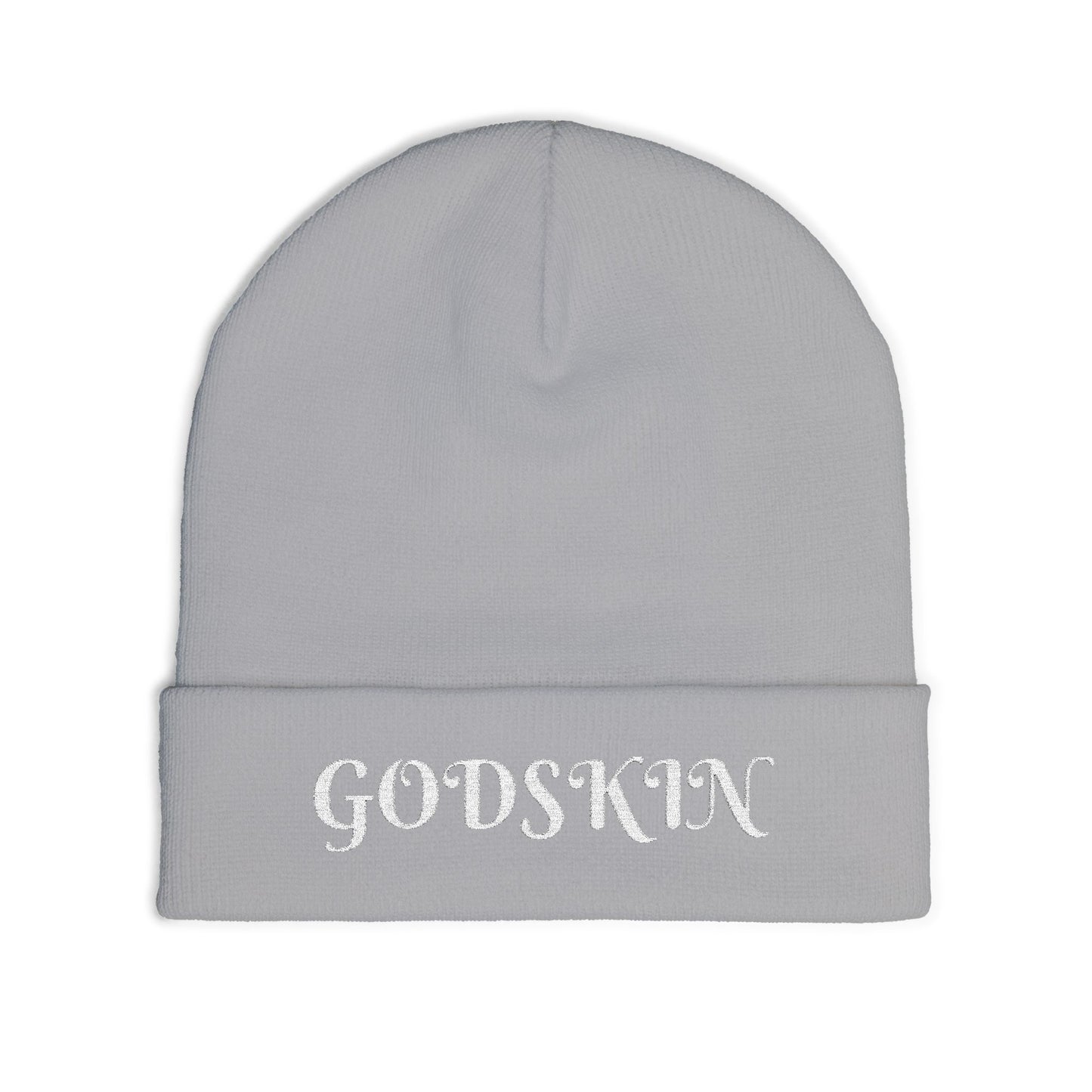 Godskin Embroidered Knit Beanie