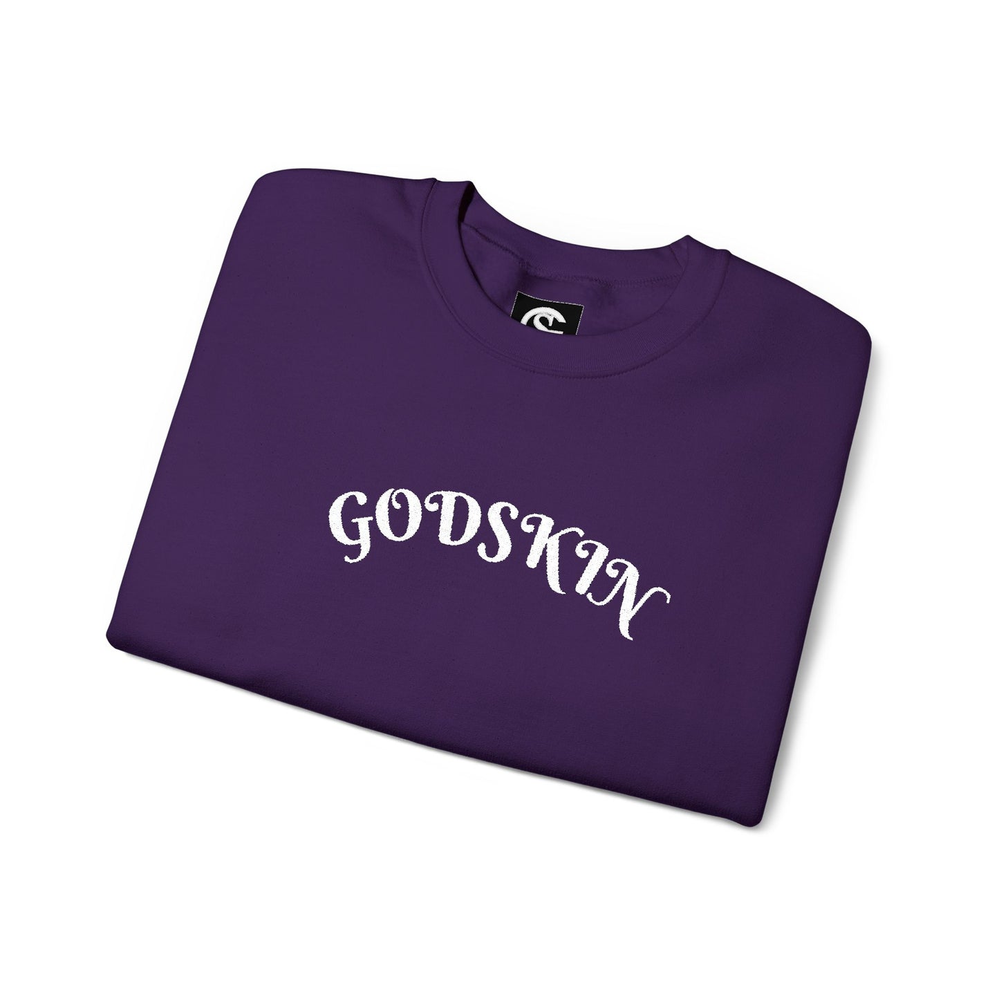 Godskin Embroidered Heavy Blend™ Crewneck Sweatshirt