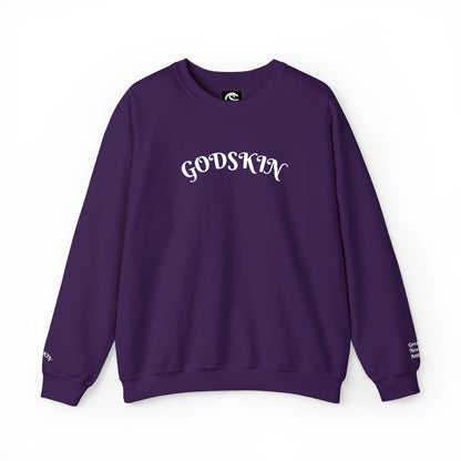 Godskin Embroidered Heavy Blend™ Crewneck Sweatshirt