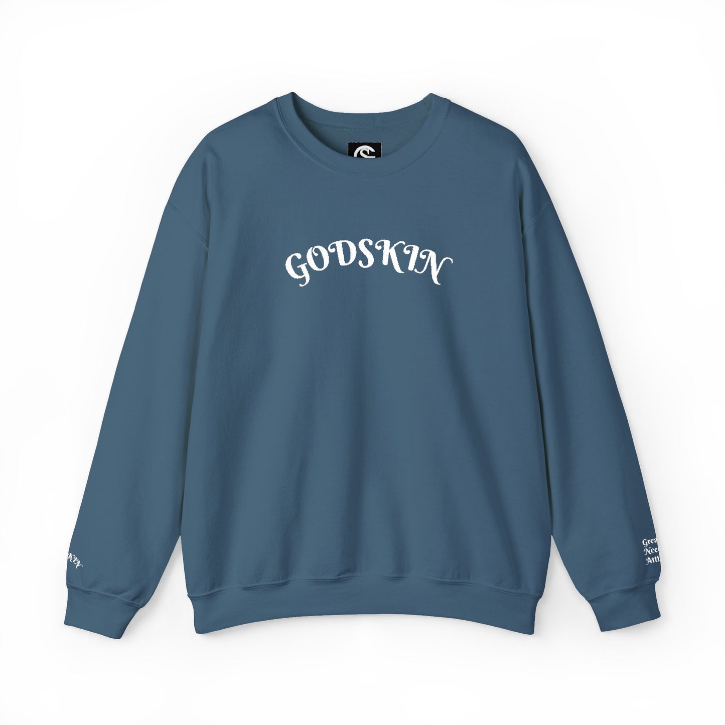 Godskin Embroidered Heavy Blend™ Crewneck Sweatshirt