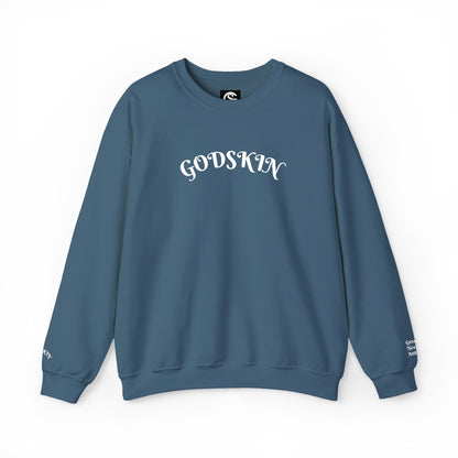 Godskin Embroidered Heavy Blend™ Crewneck Sweatshirt