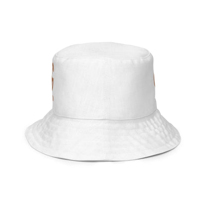 GODSKIN Logo White Reversible Bucket Hat