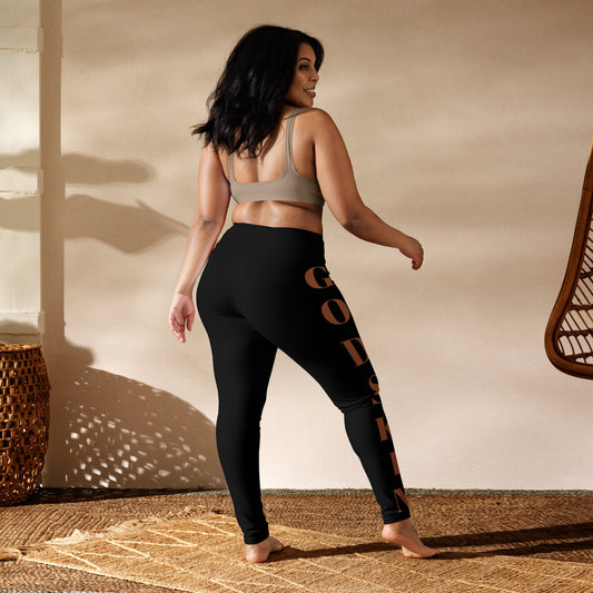 GODSKIN Nude Logo Yoga Leggings