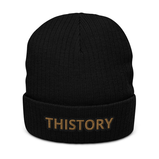 Godskin Embroidered Custom Ribbed Knit Beanie
