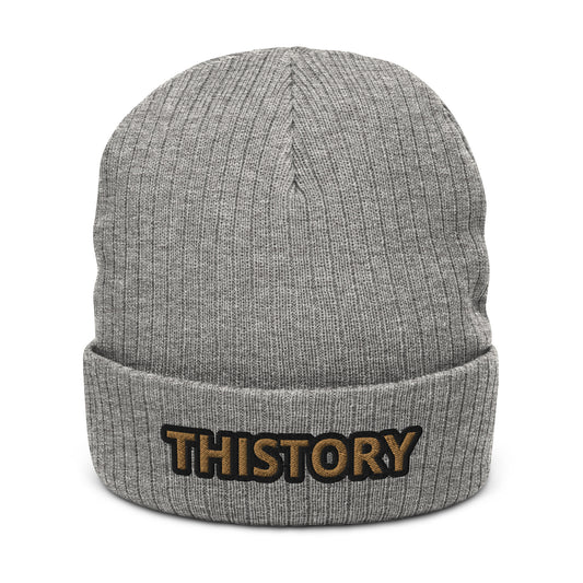 Godskin Embroidered Custom Ribbed Knit Beanie