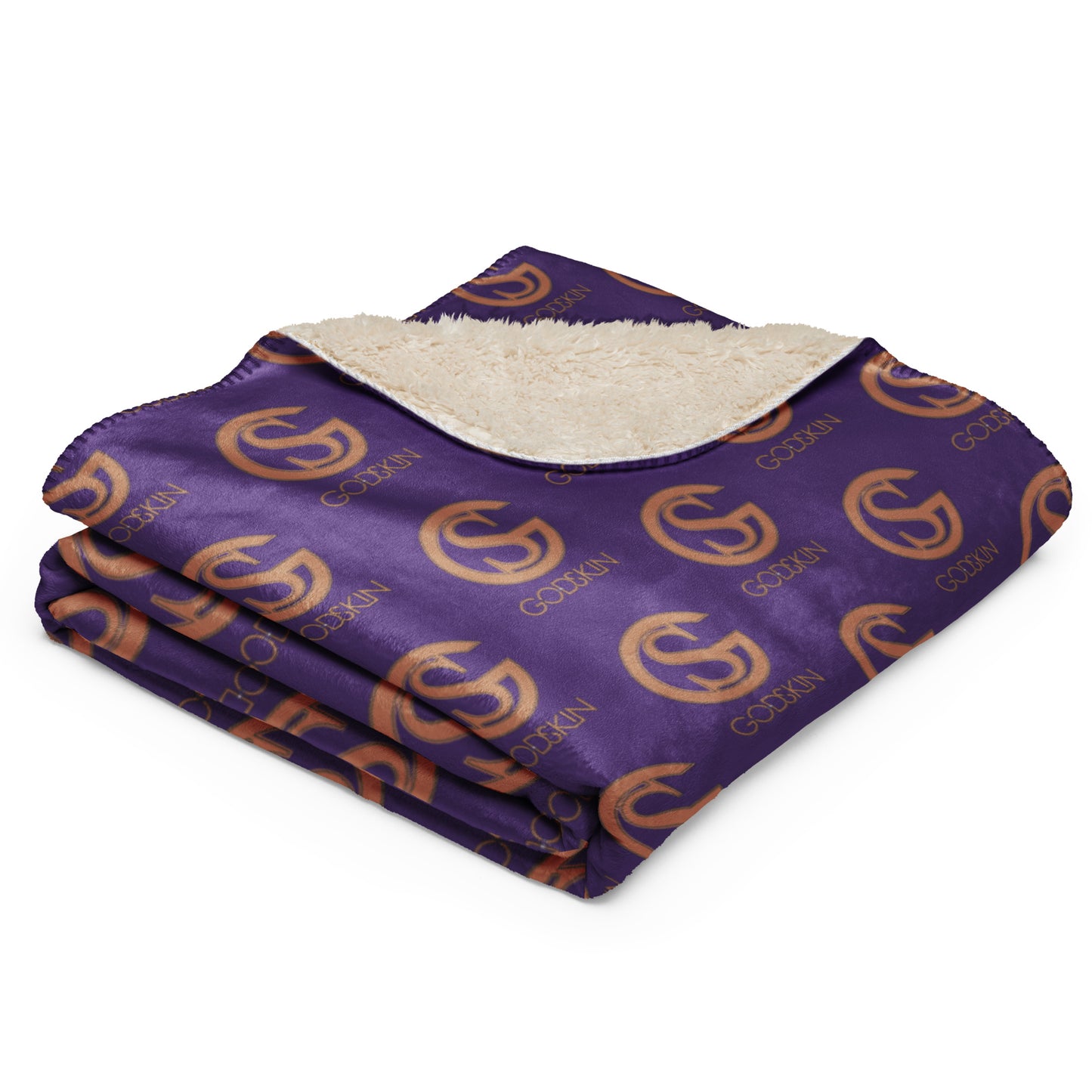 GODSKIN Logo Sherpa blanket