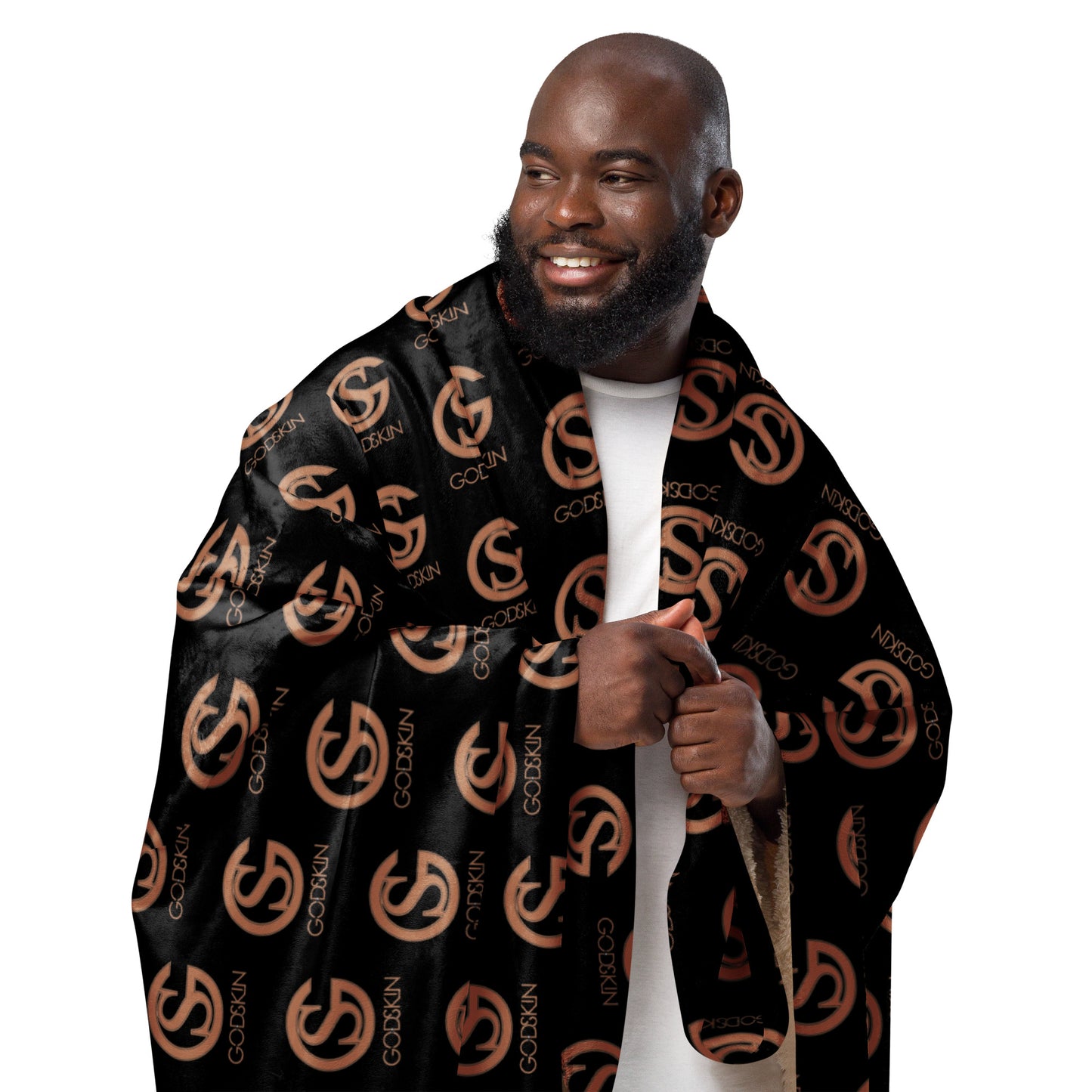 GODSKIN Logo Sherpa Blanket