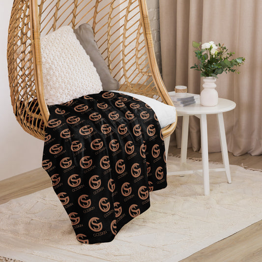 GODSKIN Logo Sherpa Blanket